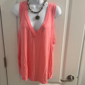 Women's Pink Sleeveless Top